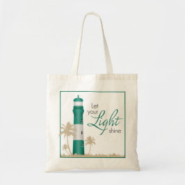 "Deixe seu brilho claro!" Verde do bolsa do farol