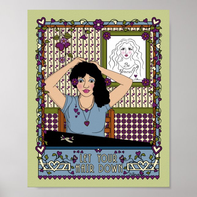 Deixe seu cabelo para baixo_A_8x10 Poster (Frente)