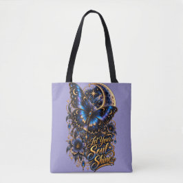Deixe Sua Alma Brilhar – Bolsa Tote Borboleta Cele