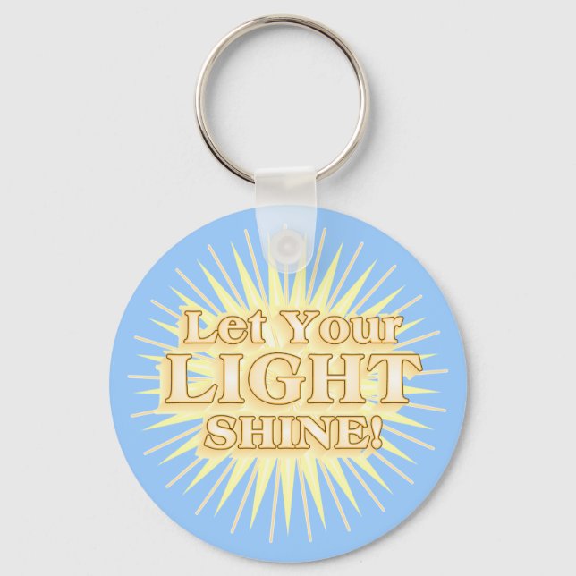 Deixe sua luz brilhar CHAVEIRO (Frente)