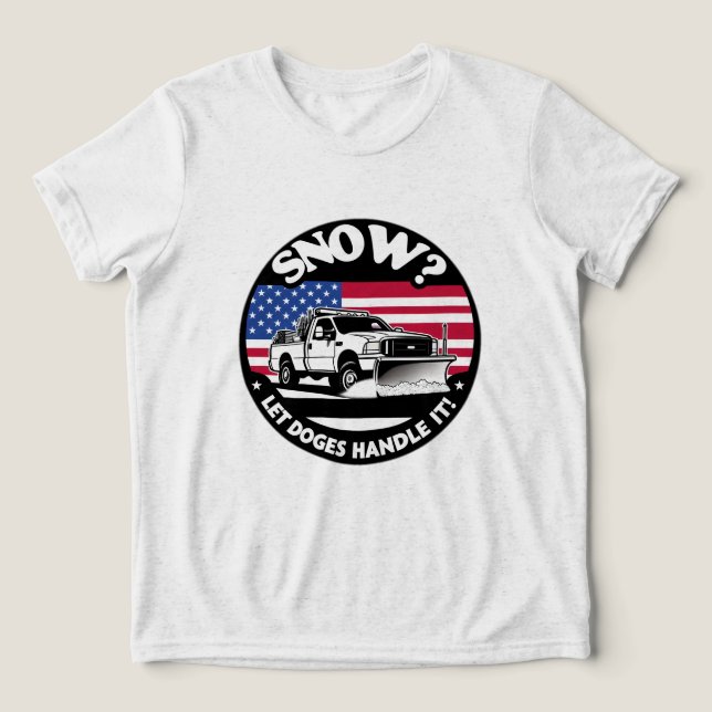 Deixem Cachorros Tratar De Neve Espalhando Arte (Design frontal)