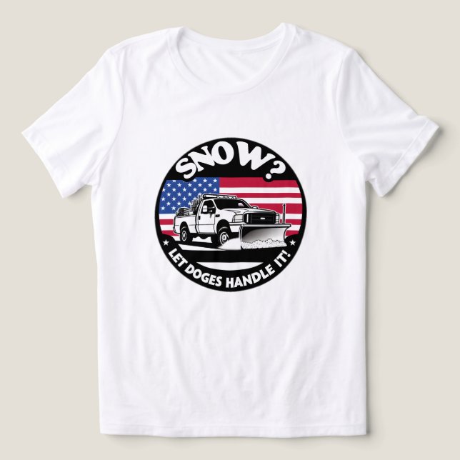 Deixem Cachorros Tratar De Neve Espalhando Arte (Design frontal)