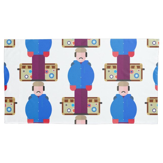 Del Griffith – Classic Comedy Tribute Pillowcase (Frente-Esquerda)