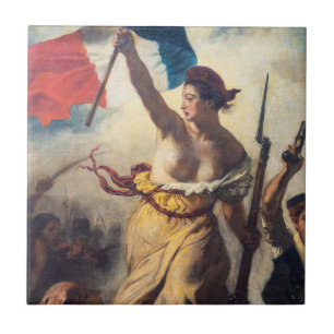 Delacroix - A Liberdade Liderando o Povo Close-up
