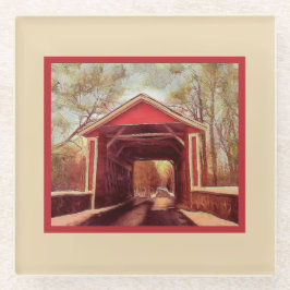 Delaware Ashland Red Covered Bridge em Cream