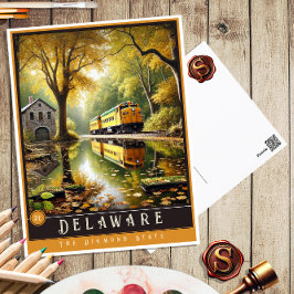 Delaware | Cartão postal de Estado Hiperrealista
