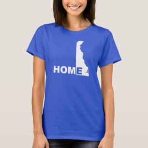 Delaware Casa Longe Da Camiseta Do Estado