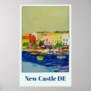 Delaware Poster de viagens, editar texto