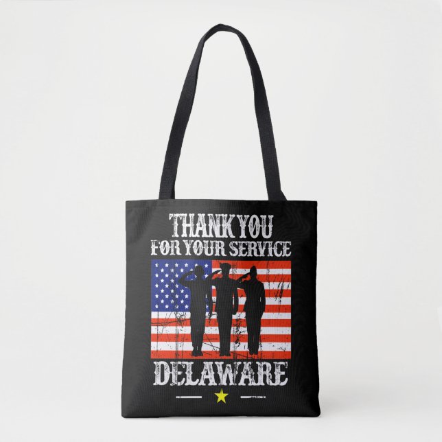 Delawareans EUA América Estados Unidos Tote Bag (Frente)