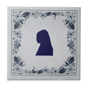 Delft Blue azulejo Girl with a Pearl Earring