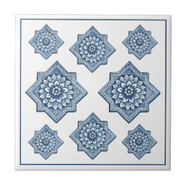 Delft Blue China parece um padrão florete fundamen