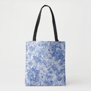 Delft Floral Tapeçaria - Tote Bag