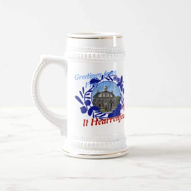 Delft Fryslân azul ele caneca de cerveja da (Esquerda)