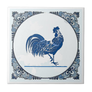 Delft look Rooster, mudança de imagem, Azulejo cer