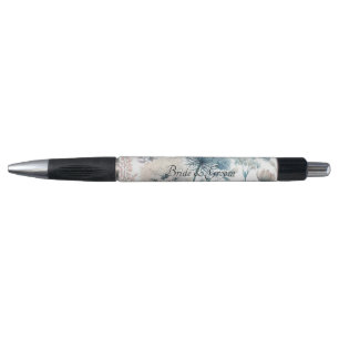 Delicada Caneta Casamento com Lace Queen Anne