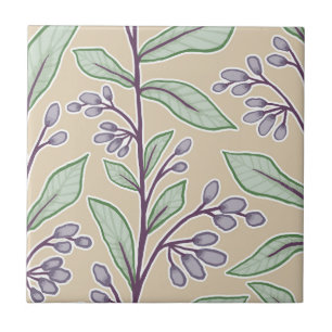 Delicada Reverie Botânica L8 Plantas Grandes Roxo