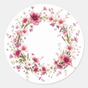 Delicar Adesivos Florais De Pia Rosa