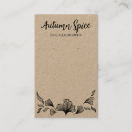 Delicar Cartões De Exibição De Folha De Ginko