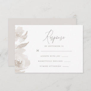 Delicar Casamento Floral e Foliar Neutro Rsvp