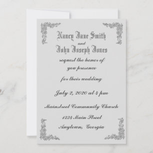 Delicar Convites De Casamento De Cantos Florais