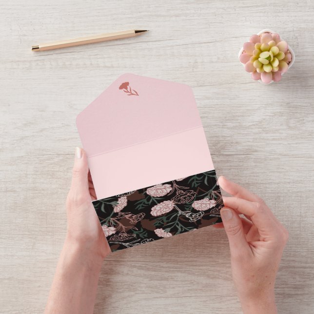 Delicar Cravos Rosa com Folhas Verdes Florais (Vídeo)