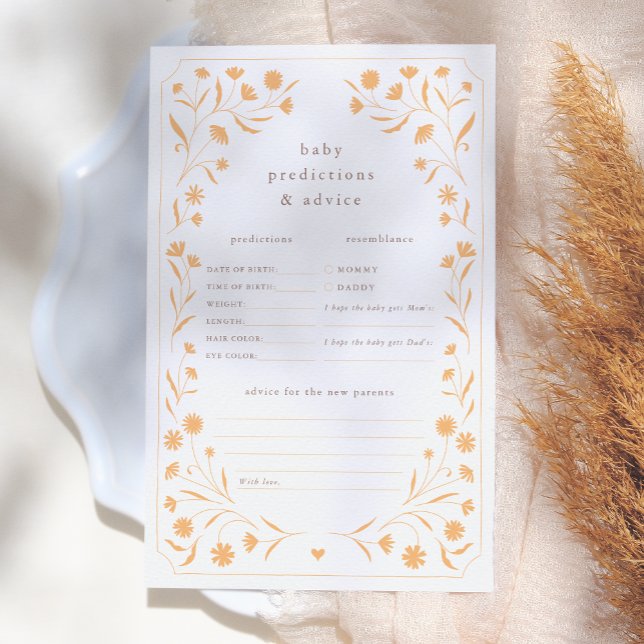 Delicar Jogo de Aviso de Predição de Chá de fralda (Criador carregado)