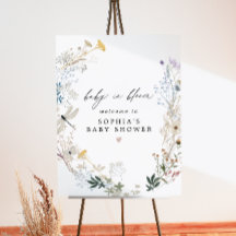 Delicate Boho Wildflower Baby in Bloom