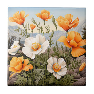Delicate California Poppy Floral