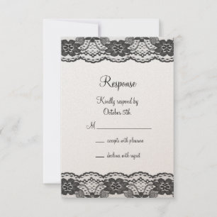 Delicate e Lacy RSVP - champanhe
