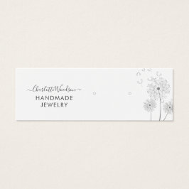 Delicate Floral Earring Studs Display Card