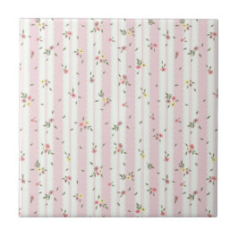 Delicate Floral Patterno Cerâmico