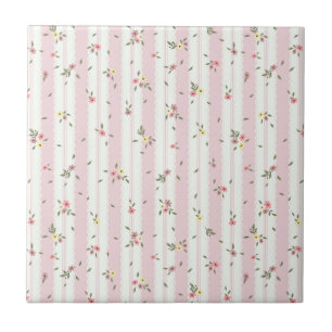 Delicate Floral Patterno Cerâmico