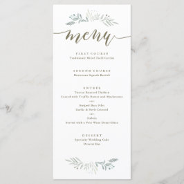 Delicate Greenery | Menu Casamento