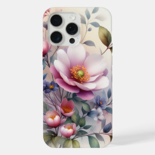 Delícia Floral de Cerejeira em Aquarela