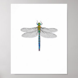 Delicioso Dragonfly Art Impressão