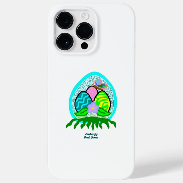 Delicioso iPhone 14 Pro Máx de Ovos de Páscoa (Verso)