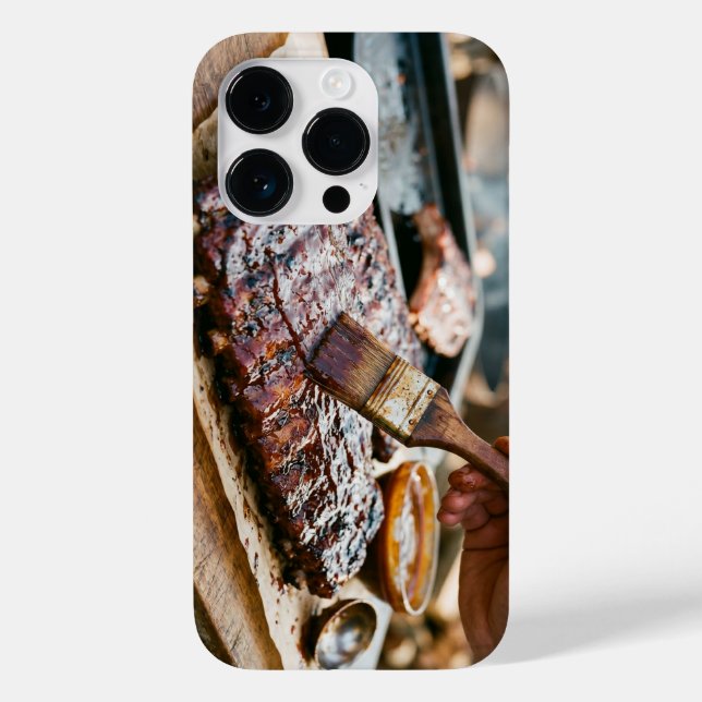 Delicious BBQ Ribs Barbecue iPhone Case (Verso)