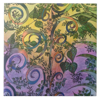 Delírios Ilusões Azulejo de cerâmica grande