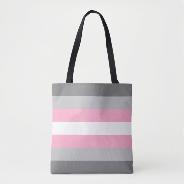 Demigirl Flag LGBT Tote Bag (Frente)