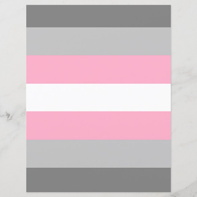 DemiGirl Flag Papier (Frente)