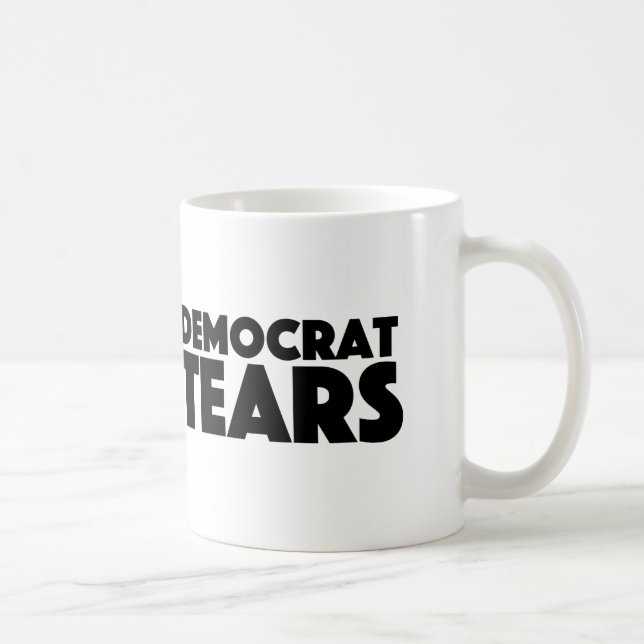Democrata rasga a caneca para suportes (Direita)