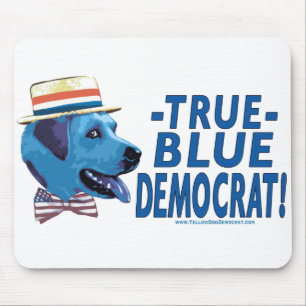 Democrata verdadeiro Mousepad