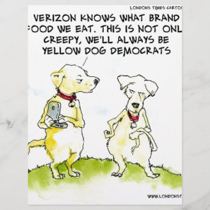 Democratas Cachorro Amarelo Engraçado