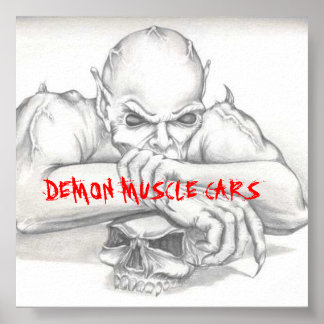 DEMON OPTION 1, DEMON MUSCLE CARROS POSTER