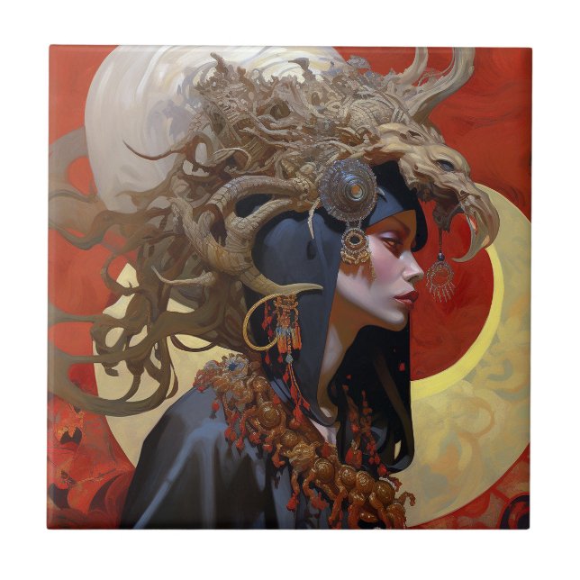 Demon Queen Fantasy Art (Frente)