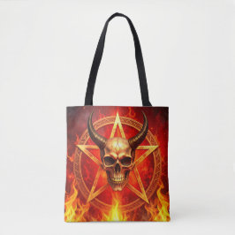 Demon Skull Tote