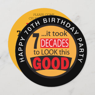 Demorou 7 décadas para parecer com este convite - 