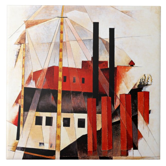 Demuth - Piano Mover's Holiday, belas pinturas de  (Frente)