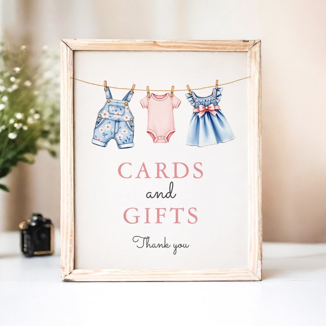 Denim Blue Jean Girl Cards and Gifts Poster (Criador carregado)