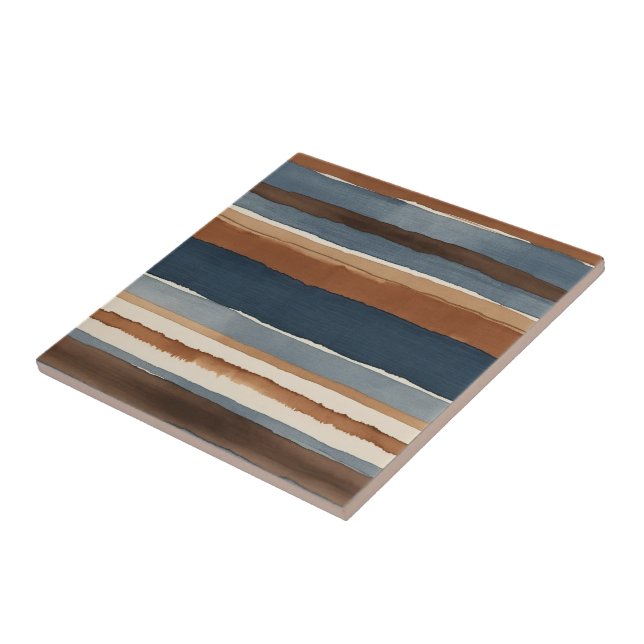 Denim-blue rust and brown stripes (Lateral)